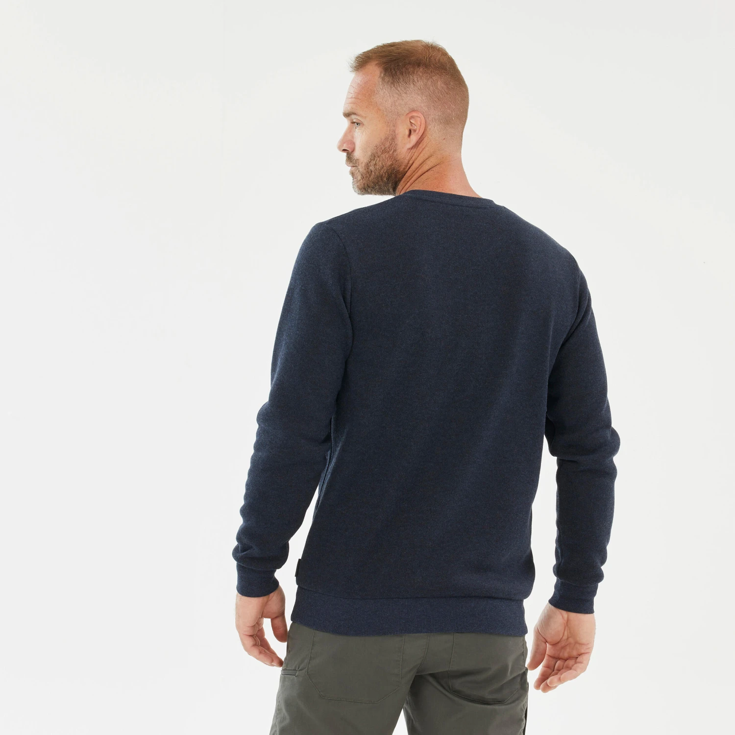 Quechua Men’s Crew Neck Hiking Sweater 4 Quechua Men’s Crew Neck Hiking Sweater - Image 4