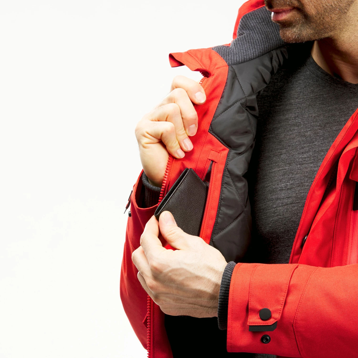 Quechua Men’s Waterproof Winter Hiking Jacket SH500 8 Quechua Men’s Waterproof Winter Hiking Jacket SH500 - Image 8