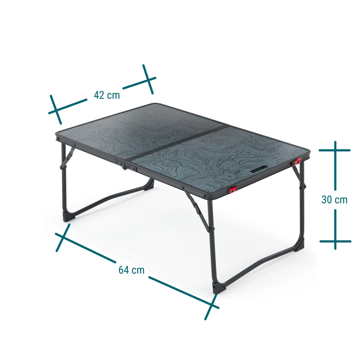 Quechua LOW FOLDING CAMPING TABLE - MH100 2 Quechua LOW FOLDING CAMPING TABLE - MH100 - Image 2