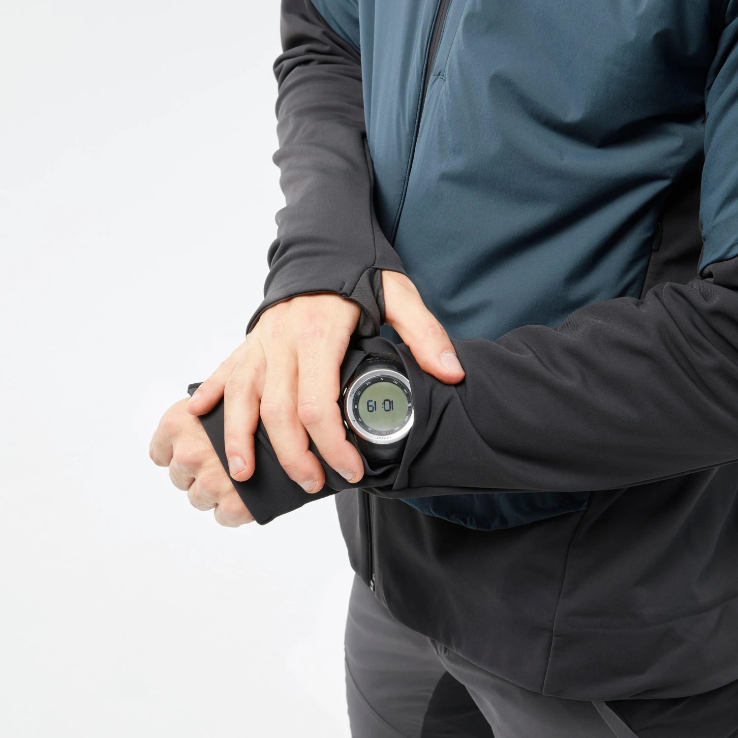 Quechua Men’s Hiking Hybrid Hooded Fleece Jacket 10 Quechua Men’s Hiking Hybrid Hooded Fleece Jacket - Image 10