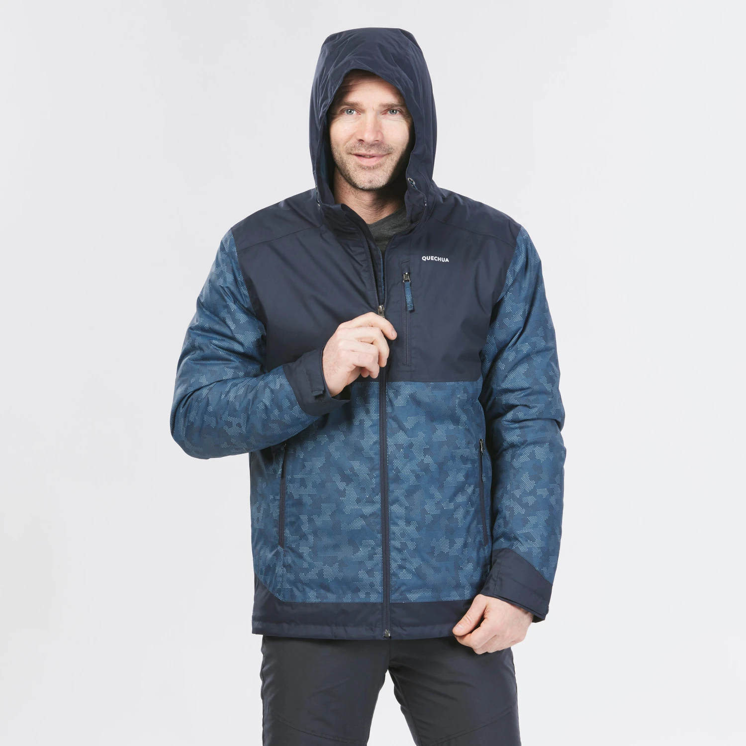 Quechua Men’s Hiking Waterproof Winter Jacket - SH500 17 Quechua Men’s Hiking Waterproof Winter Jacket - SH500 - Image 17
